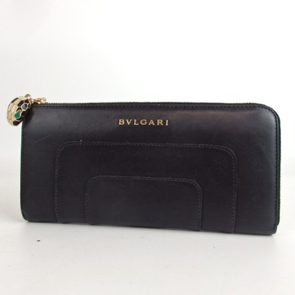 Bulgari Serpenti Wallet Leather Used